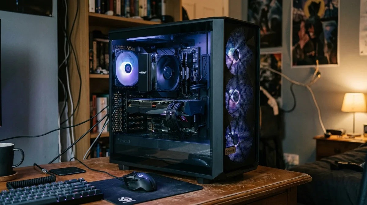 Gabinete para PC gamer barato en México 2026: por qué el flujo de aire pesa más que el precio