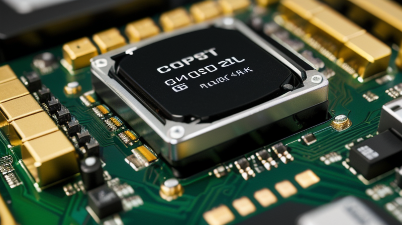 Computer Hardware Components Close Up