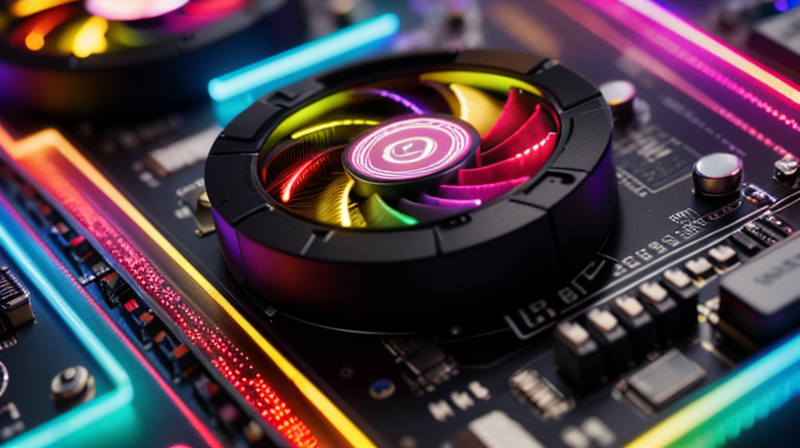 Gaming hardware components close up