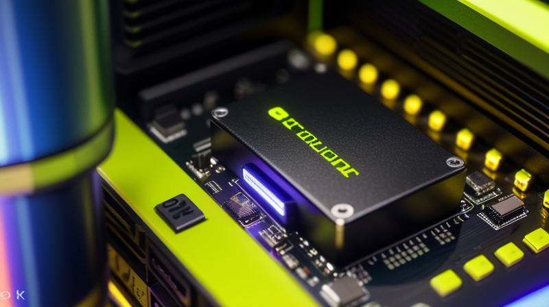 Computer hardware components and price tags scattered on desk