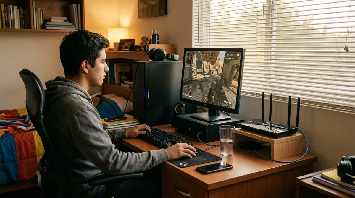 Wi-Fi vs Ethernet para gaming: qué mejora realmente tu conexión